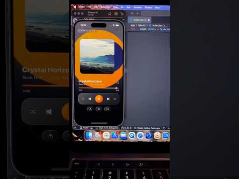 Liquid Glass Music Player Inspired by Apple Music
