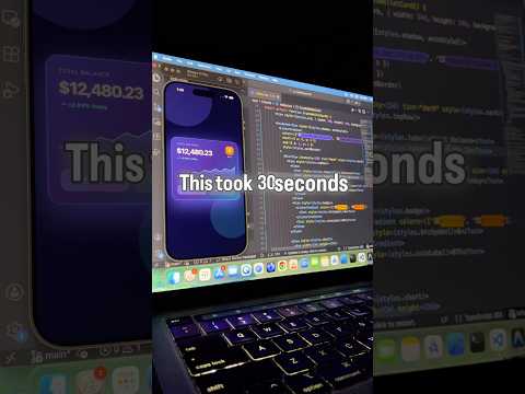 Built a Premium Crypto Wallet UI in React Native