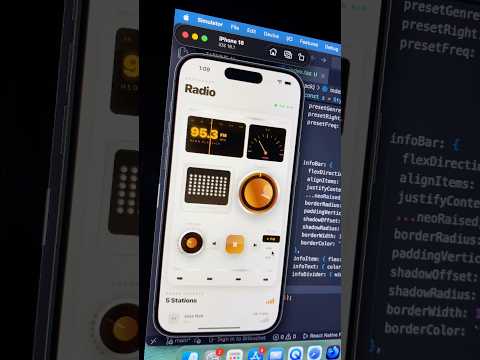 Built a fully interactive Broadcast Radio UI in React Native