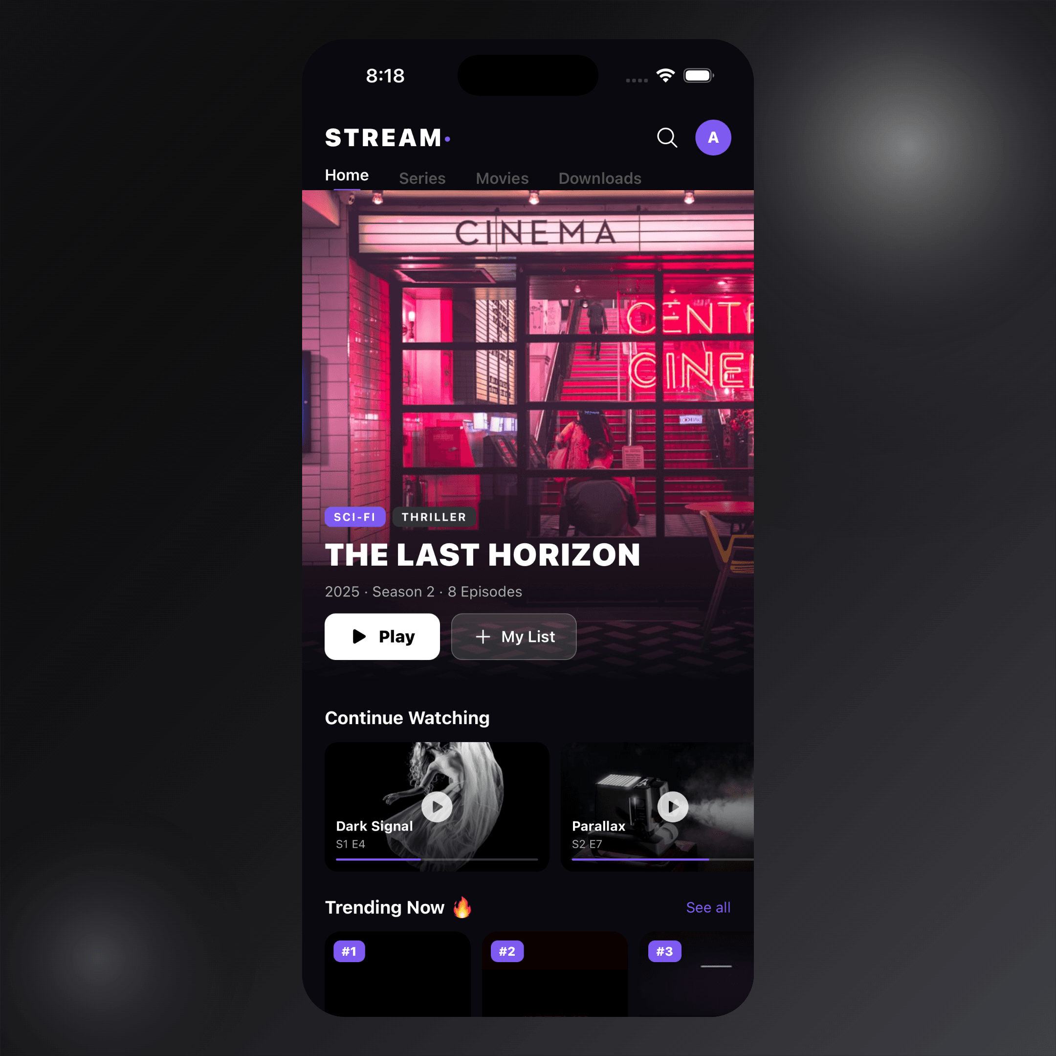 Netflix-Style OTT Streaming Home in React Native — Hero Banner + Progress Bars