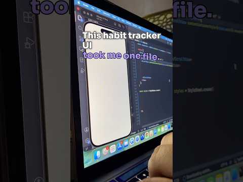 Built a Full Habit Tracker UI with AI Insights in React Native